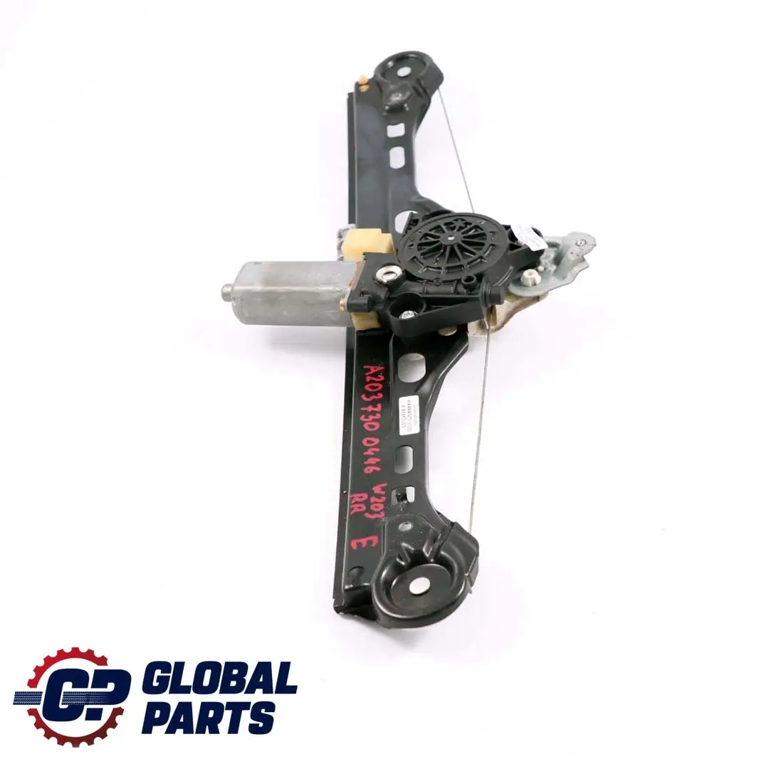 Mercedes W203 Rear Right Door Window Regulator Lift Electric - SKU A2037300446 - Part number A2037300446