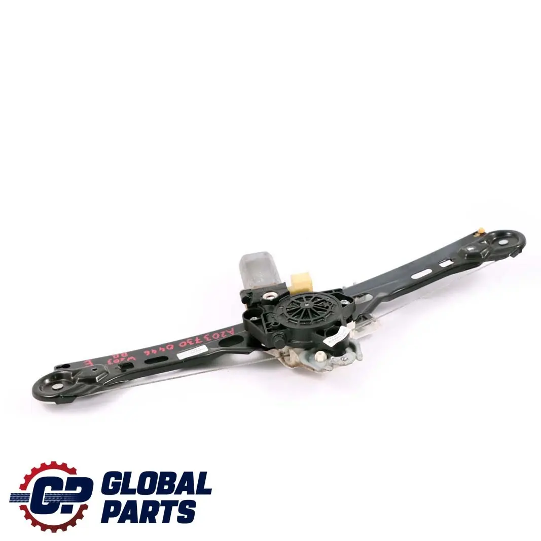 Right Door Window Regulator Lift Electric to Mercedes W203 Rear with Part number A2037300446 Mercedes W203 Rear Right Door Window Regulator Lift Electric - SKU A2037300446 - Part number A2037300446