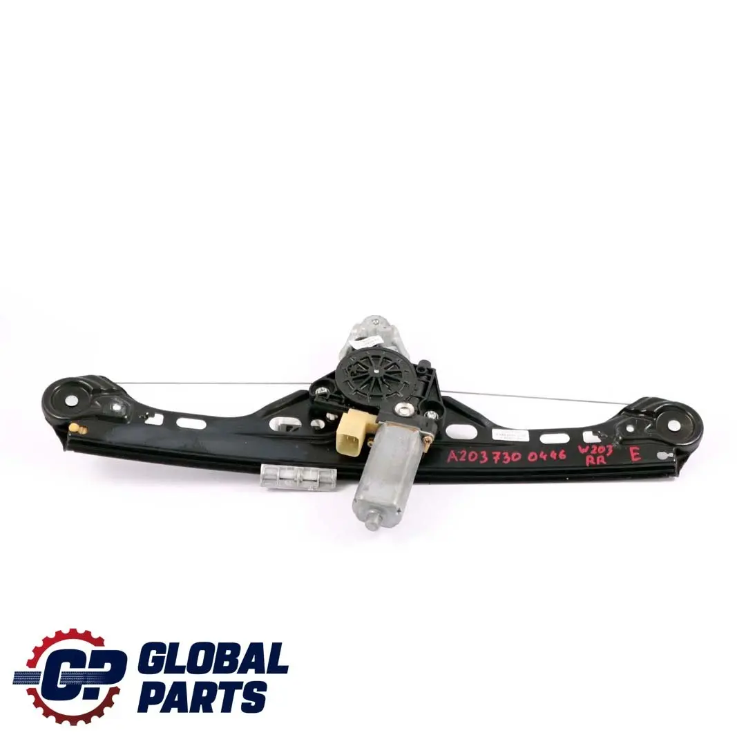 Mercedes C W203 Regolatore alzacristalli posteriore destro elettrico A2037300446