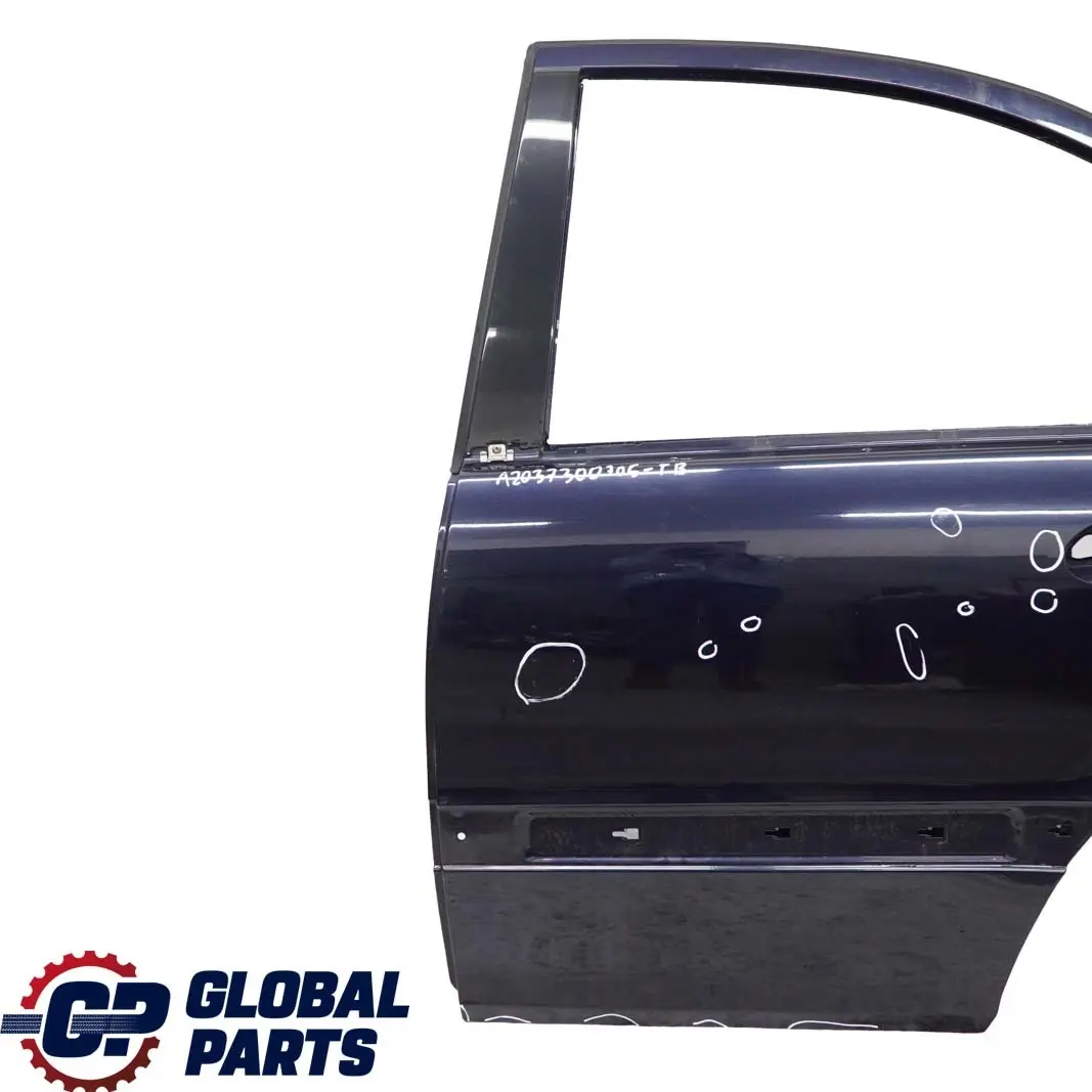  Mercedes-Benz W203 Porte Arriere Gauche Tanzanitblau Metallique - 359 - SKU A2037300705-TB - Numéro de pièce A2037300705