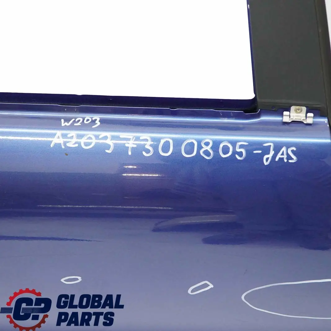 Clase C W203 Puerta Trasera Derecha Jaspisblau Azul Metalizado - 345 para Mercedes con número de pieza A2037300805 Mercedes Clase C W203 Puerta Trasera Derecha Jaspisblau Azul Metalizado - 345 - SKU A2037300805-JAS - Número de pieza A2037300805
