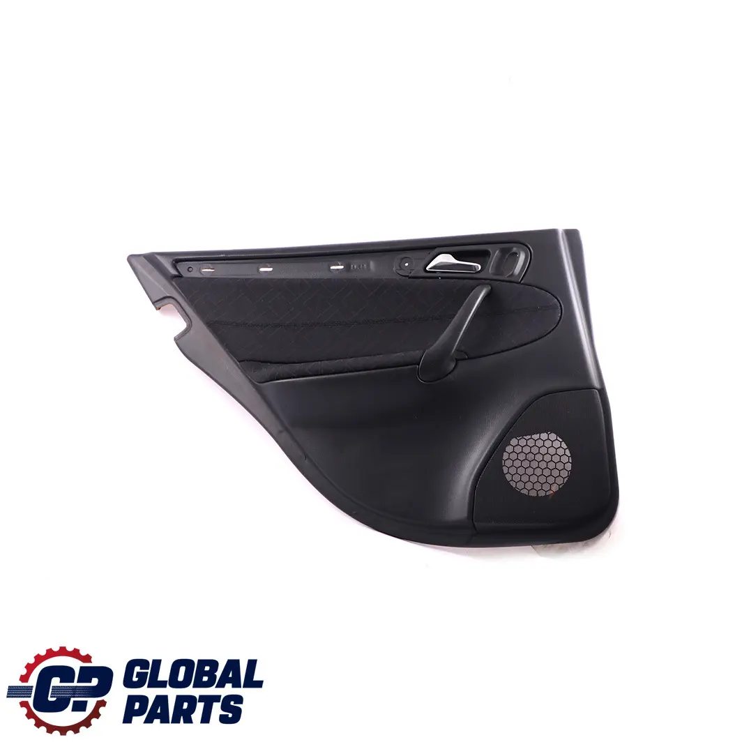 Mercedes-Benz C-Class W203 Rear Left N/S Door Card Trim Panel Cloth Black to with Part number A2037303970 Mercedes-Benz C-Class W203 Rear Left N/S Door Card Trim Panel Cloth Black - SKU A2037303970 - Part number A2037303970