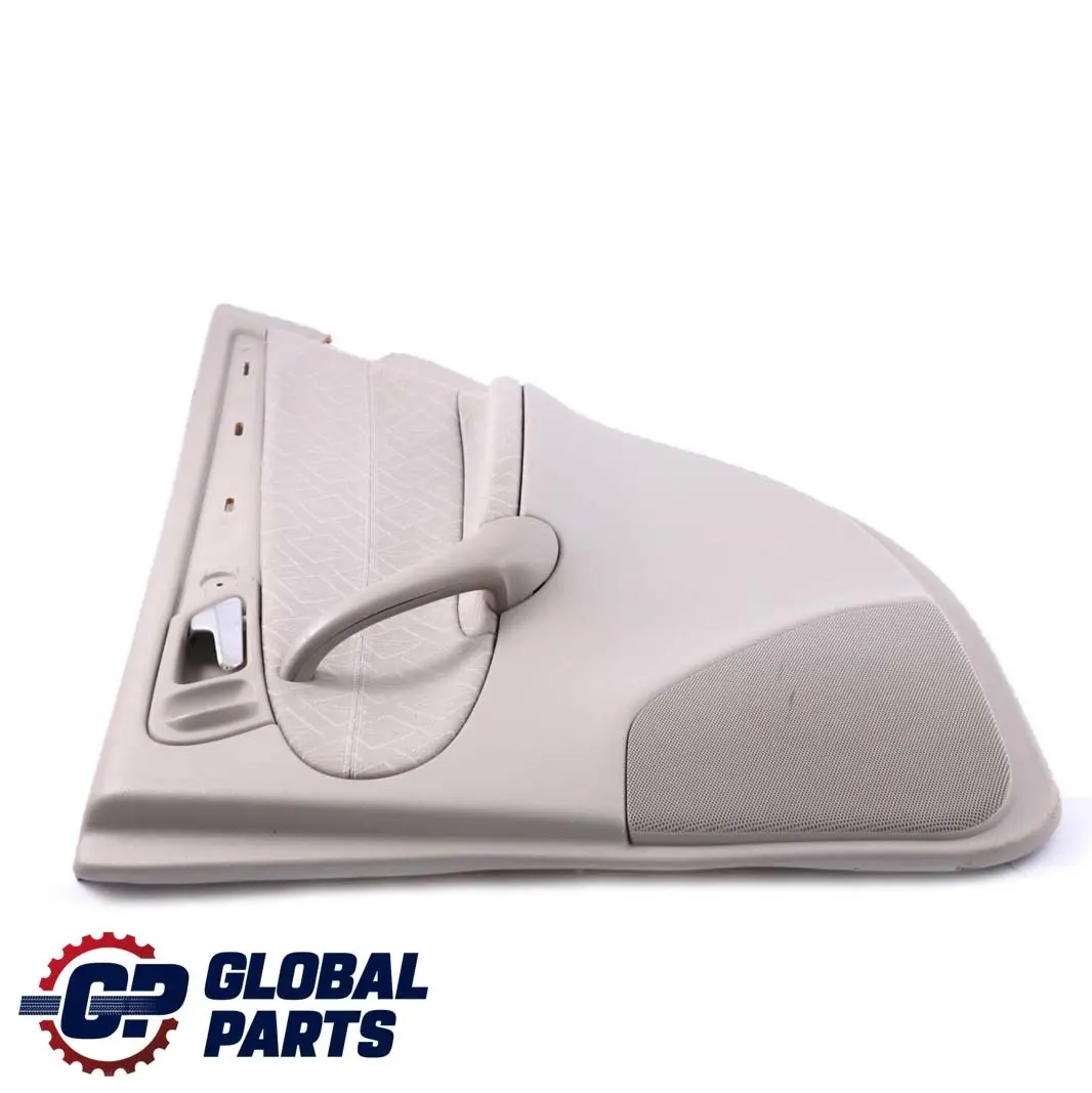 Mercedes W203 Trasera Derecha Tarjeta de Puerta del Panel de Ajuste Tela Beige - SKU A2037304070 - Número de pieza A2037304070