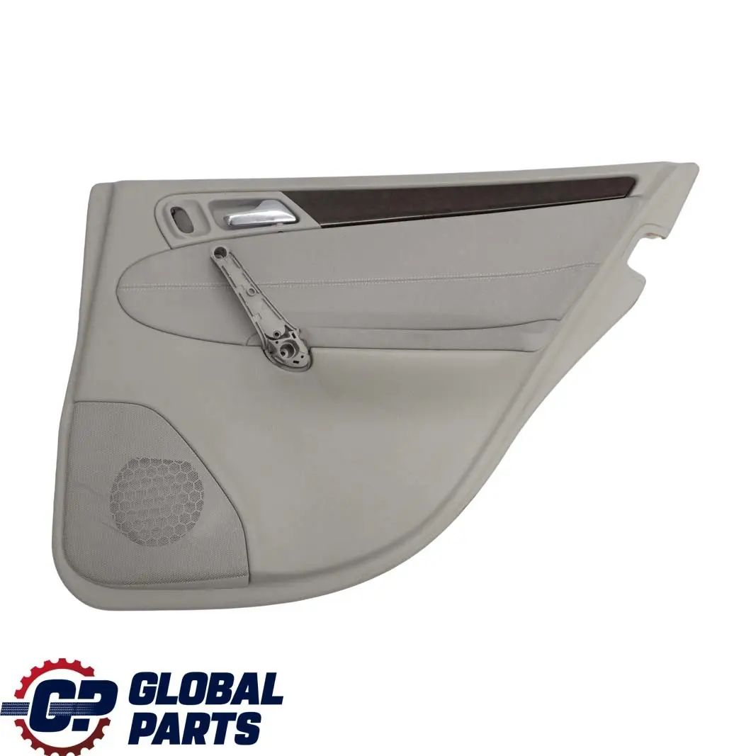 Right O/S Door Card Trim Panel Cloth Alpaca Grey to Mercedes W203 Rear with Part number A2037304262 Mercedes W203 Rear Right O/S Door Card Trim Panel Cloth Alpaca Grey - SKU A2037304262 - Part number A2037304262
