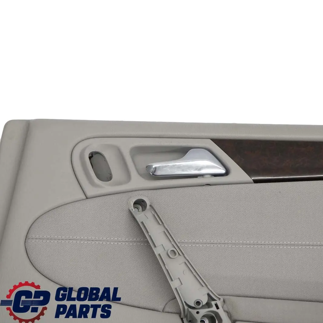 Right O/S Door Card Trim Panel Cloth Alpaca Grey to Mercedes W203 Rear with Part number A2037304262 Mercedes W203 Rear Right O/S Door Card Trim Panel Cloth Alpaca Grey - SKU A2037304262 - Part number A2037304262