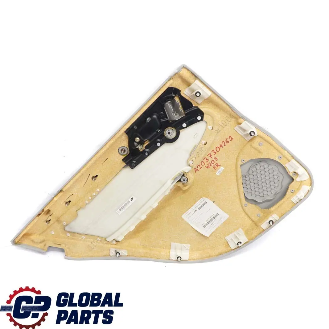 Benz Classe C W203 Pannello Porta Posteriore Dx Tessuto Alpaca Grigio per Mercedes con numero di parte A2037304262 Mercedes Benz Classe C W203 Pannello Porta Posteriore Dx Tessuto Alpaca Grigio - SKU A2037304262 - Numero di parte A2037304262