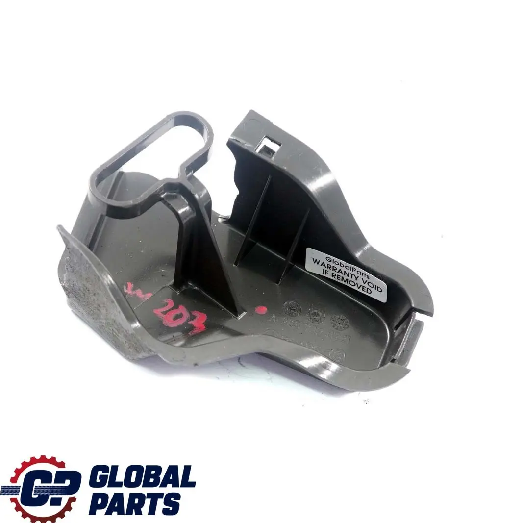 Mercedes W203 Embellecedor panel interior puerta trasera derecha raíl - SKU A2037320221 - Número de pieza A2037320221