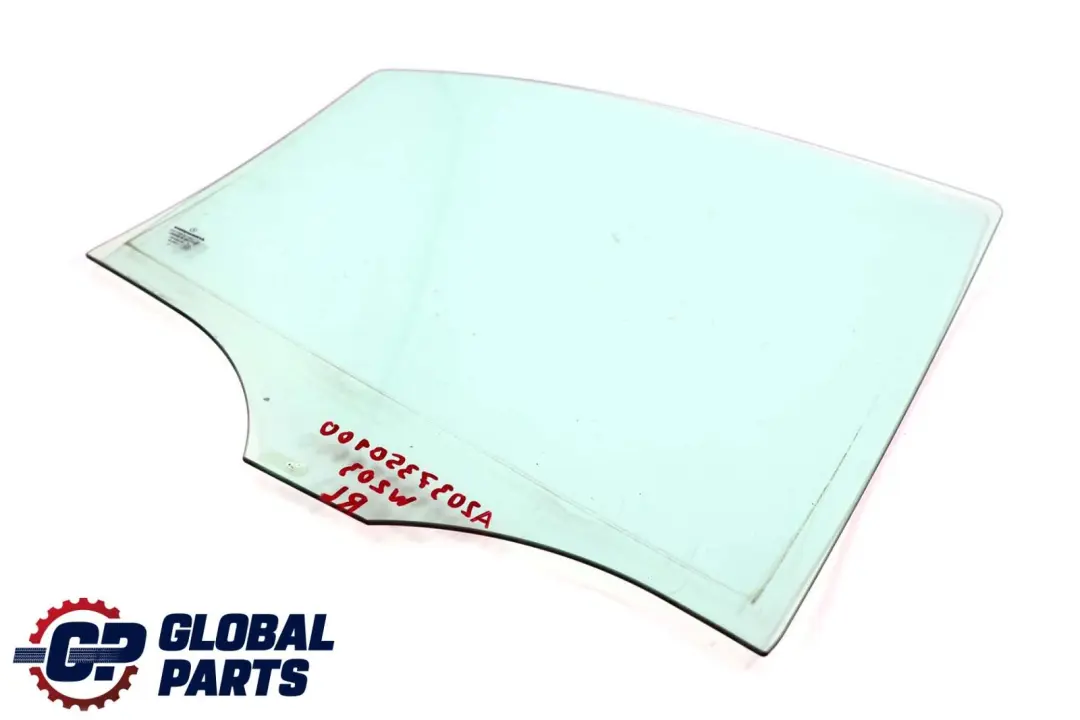  Mercedes-Benz C-Class W203 Rear Left N/S Window Glass Green AS2 - SKU A2037350100 - Part number A2037350100