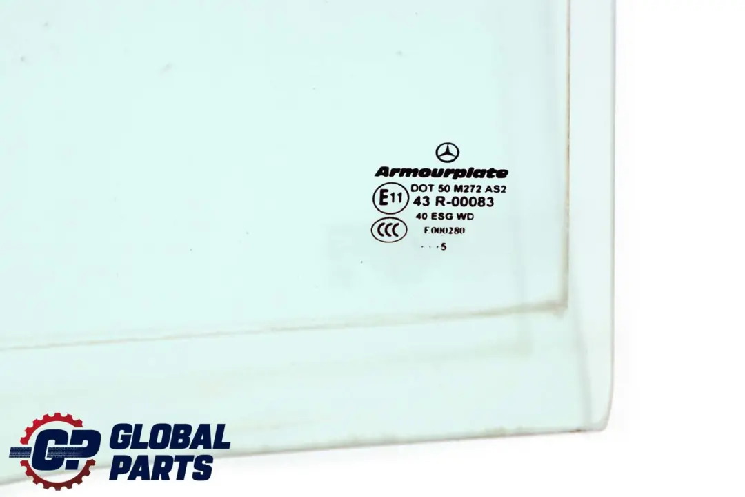  Mercedes-Benz C-Klasse W203 Hinten Links Blau Glas Scheibe AS2 - SKU A2037350100 - Teilenummer A2037350100