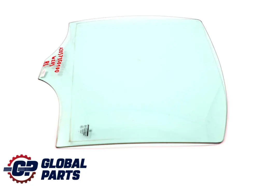 Mercedes-Benz C-Class W203 Rear Left N/S Window Glass Green AS2 to with Part number A2037350100 Mercedes-Benz C-Class W203 Rear Left N/S Window Glass Green AS2 - SKU A2037350100 - Part number A2037350100