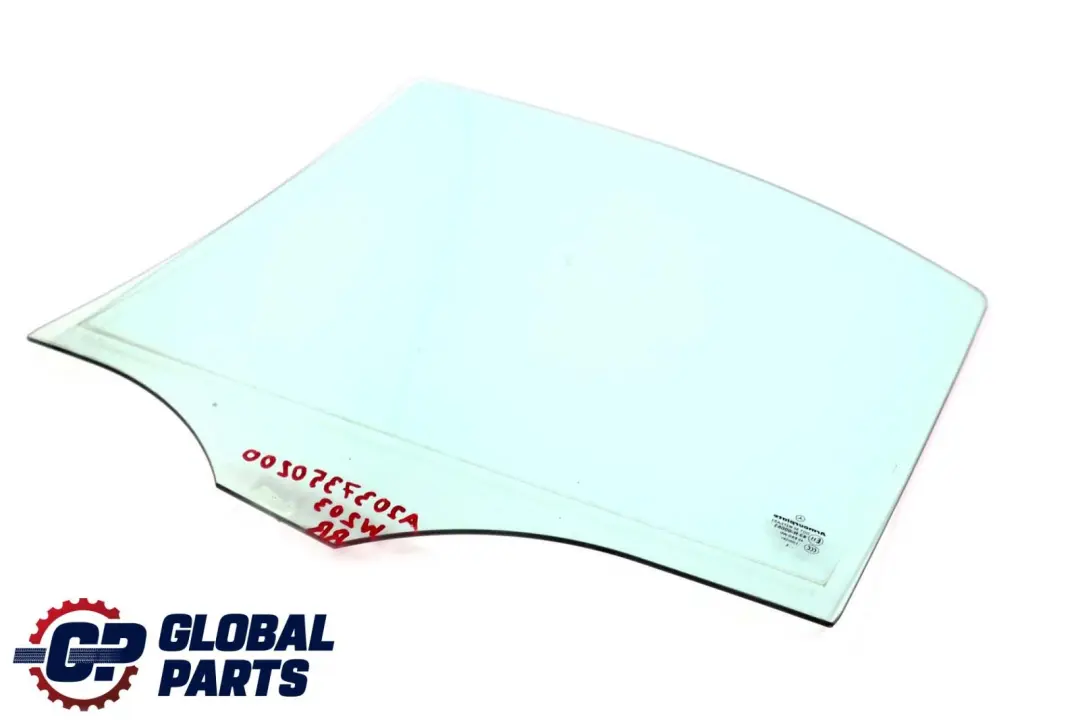 Right O/S Window Glass Green AS2 to Mercedes W203 Rear with Part number A2037350200 Mercedes W203 Rear Right O/S Window Glass Green AS2 - SKU A2037350200 - Part number A2037350200
