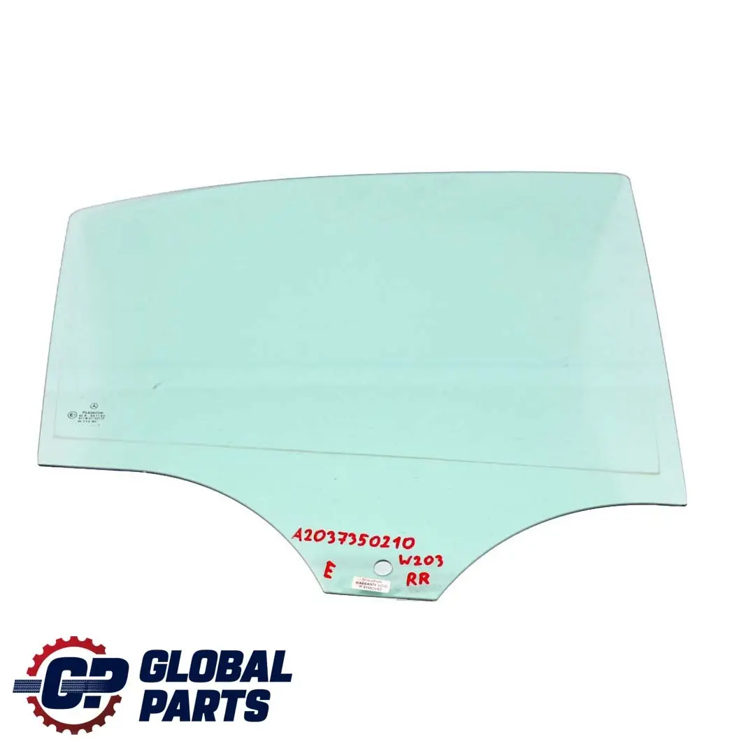 Mercedes-Benz Classe C W203 Vetro Posteriore Destro Verde AS2 per  con numero di parte A2037350210  Mercedes-Benz Classe C W203 Vetro Posteriore Destro Verde AS2 - SKU A2037350210 - Numero di parte A2037350210
