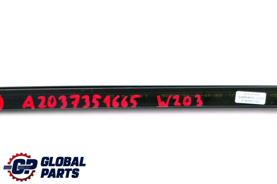  Mercedes-Benz C-Class W203 Rear Left Right N/O/S Door Window Seal Gasket - SKU A2037351665 - Part number A2037351665