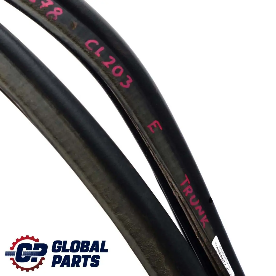 Mercedes-Benz CLC CL203 Trunk Sealing Seal Gasket Rear Panel Door to with Part number A2037400678 Mercedes-Benz CLC CL203 Trunk Sealing Seal Gasket Rear Panel Door - SKU A2037400678 - Part number A2037400678