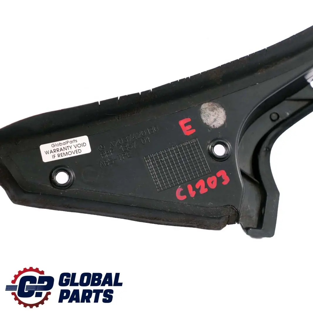 Mercedes-Benz CLC CL203 Tailgate Boot Rear Left N/S Trim Panel to with Part number A2037420130 Mercedes-Benz CLC CL203 Tailgate Boot Rear Left N/S Trim Panel - SKU A2037420130 - Part number A2037420130