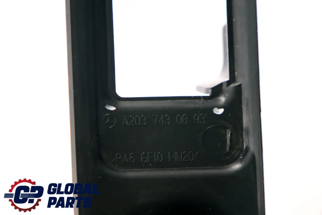 Mercedes-Benz CLC-Class CL203 Boot Lid Tailgate Handle Molding Trim to with Part number A2037430093 Mercedes-Benz CLC-Class CL203 Boot Lid Tailgate Handle Molding Trim - SKU A2037430093 - Part number A2037430093