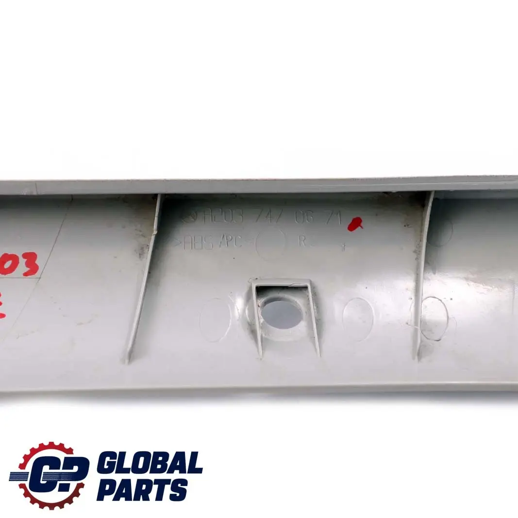  Mercedes-Benz CLC CL203 Heckklappenverkleidung Hinten Rechts Grau - SKU A2037470671 - Teilenummer A2037470671