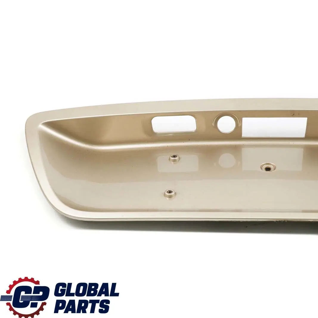 Mercedes-Benz C W203 Rear Tailgate Trim Number Plate Trunk Travertine Beige 693 to with Part number A2037500081 Mercedes-Benz C W203 Rear Tailgate Trim Number Plate Trunk Travertine Beige 693 - SKU A2037500081-TRB - Part number A2037500081