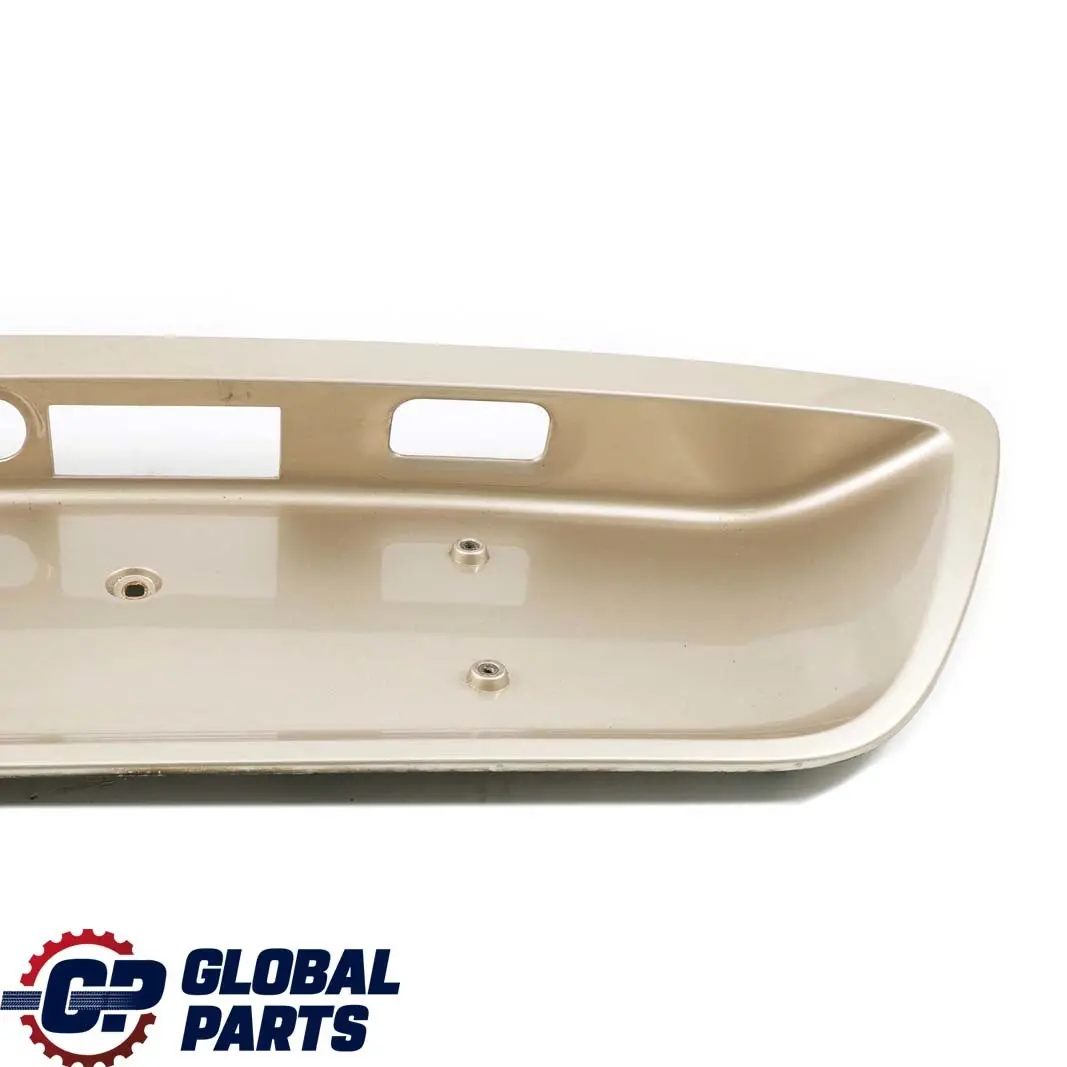 Mercedes-Benz C W203 Rear Tailgate Trim Number Plate Trunk Travertine Beige 693 to with Part number A2037500081 Mercedes-Benz C W203 Rear Tailgate Trim Number Plate Trunk Travertine Beige 693 - SKU A2037500081-TRB - Part number A2037500081