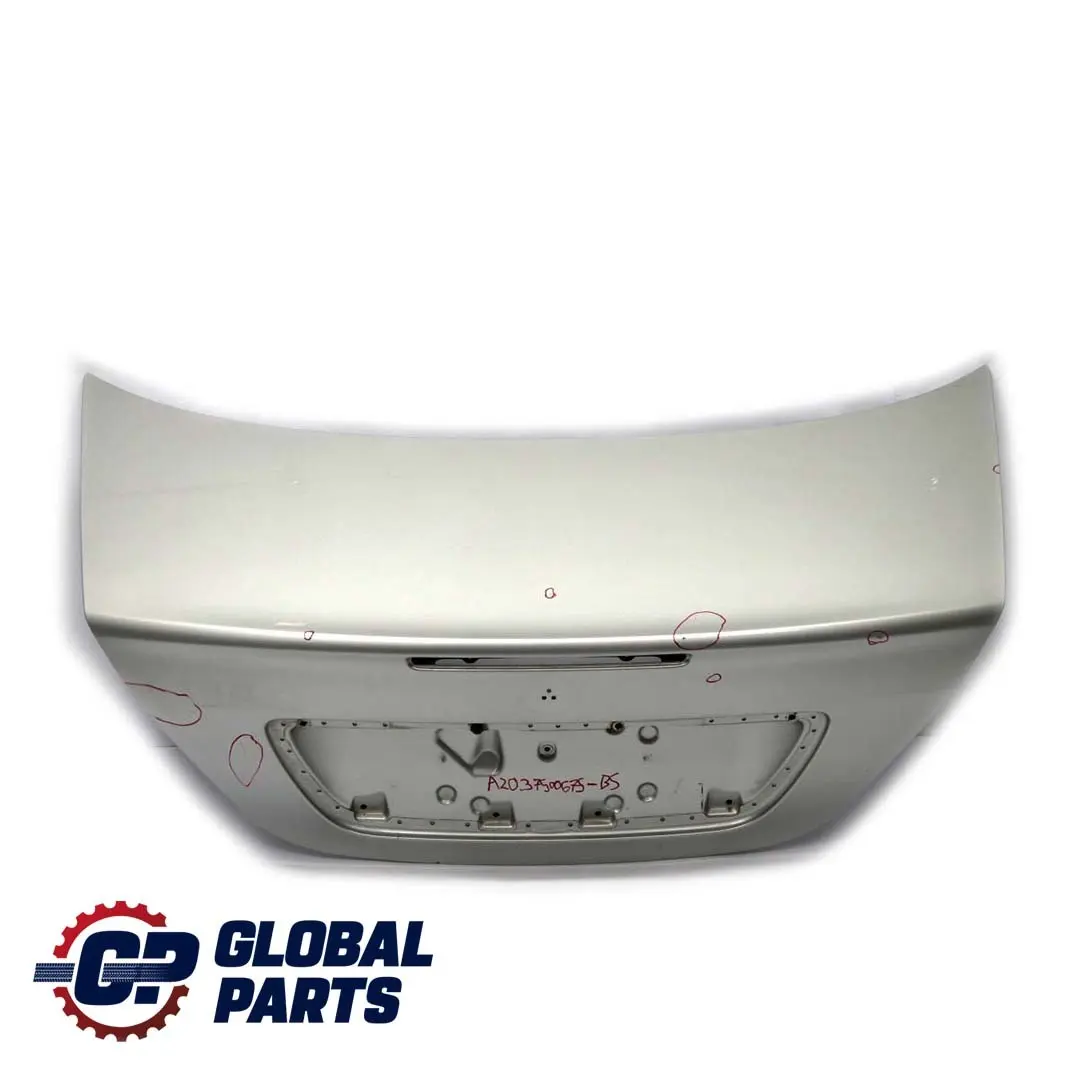Mercedes-Benz C Class W203 Boot Trunk Lid Tailgate Brilliant Silver - 744 to with Part number A2037500675 Mercedes-Benz C Class W203 Boot Trunk Lid Tailgate Brilliant Silver - 744 - SKU A2037500675-BS - Part number A2037500675