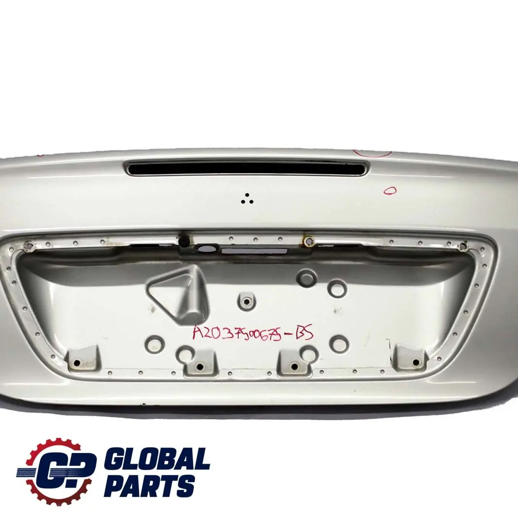 Mercedes-Benz C Class W203 Boot Trunk Lid Tailgate Brilliant Silver - 744 to with Part number A2037500675 Mercedes-Benz C Class W203 Boot Trunk Lid Tailgate Brilliant Silver - 744 - SKU A2037500675-BS - Part number A2037500675