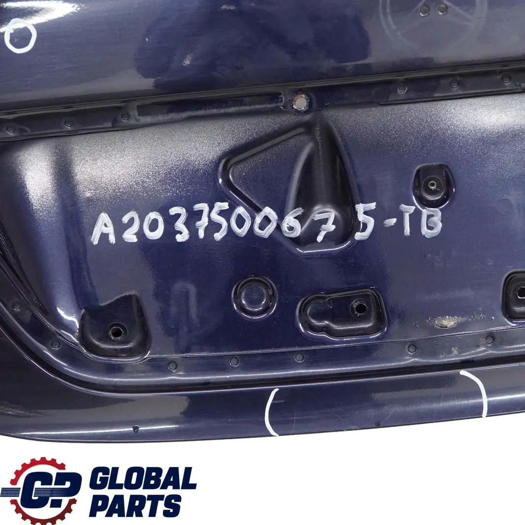  Mercedes-Benz C W203 Boot Trunk Lid Tailgate Tanzanite Blue Metallic - 359 - SKU A2037500675-TB - Part number A2037500675