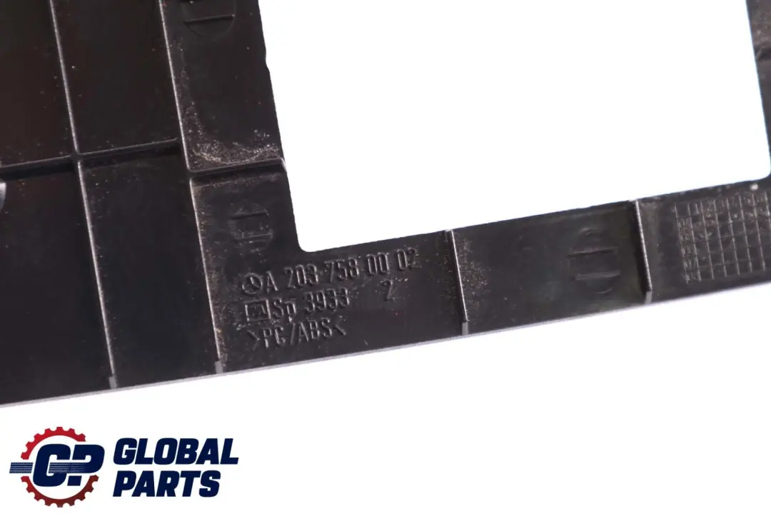 Mercedes C CLK W203 C209 Trunk Boot Tailgate Rear Lock Cover Trim - SKU A2037580002 - Part number A2037580002
