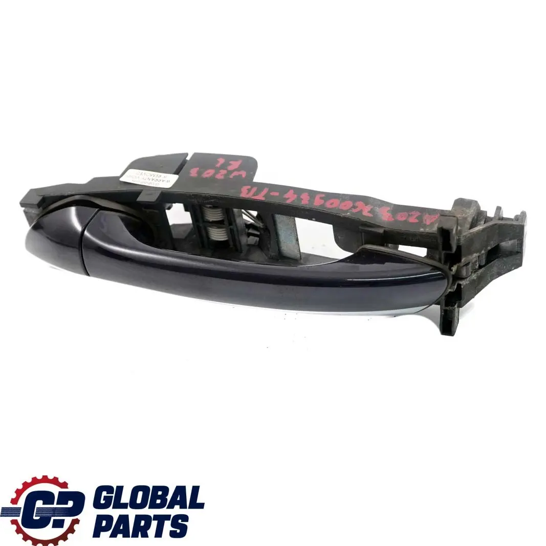 Mercedes W203 Puerta Trasera Izquierda Tirador Azul Tanzanita Metalizado - 359 - SKU A2037600934-TB - Número de pieza A2037600934