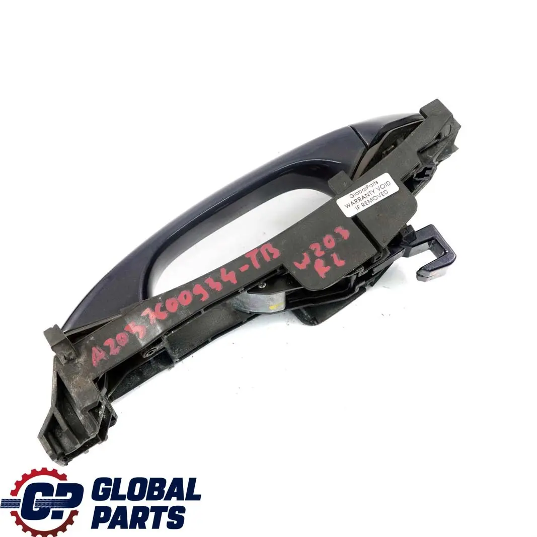 Left Door N/S Handle Tanzanite Blue Metallic - 359 to Mercedes C-Class W203 Rear with Part number A2037600934 Mercedes C-Class W203 Rear Left Door N/S Handle Tanzanite Blue Metallic - 359 - SKU A2037600934-TB - Part number A2037600934