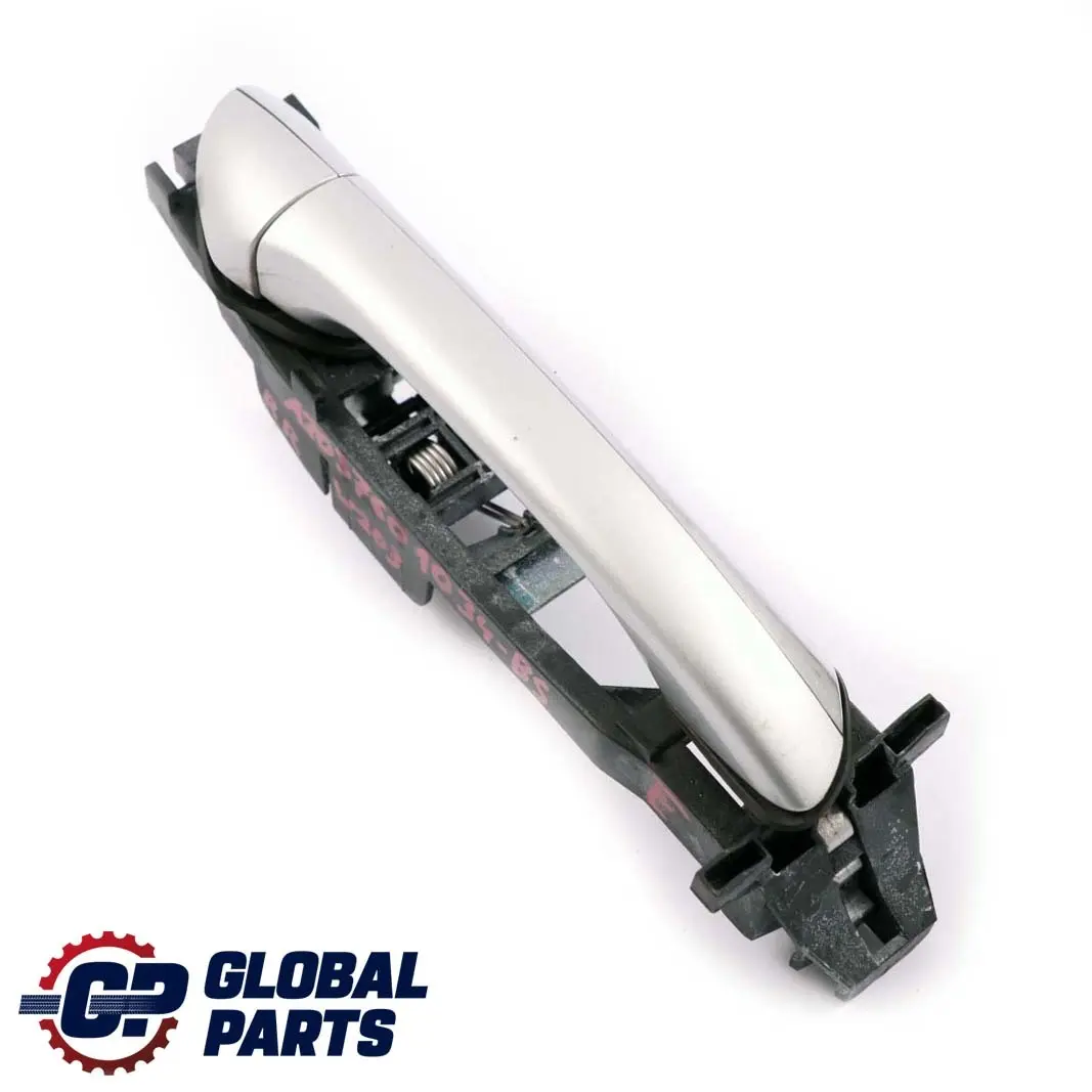 Mercedes-Benz C W203 Handle Rear Right Door Brilliant Silver 744 to with Part number A2037601034 Mercedes-Benz C W203 Handle Rear Right Door Brilliant Silver 744 - SKU A2037601034-BS - Part number A2037601034