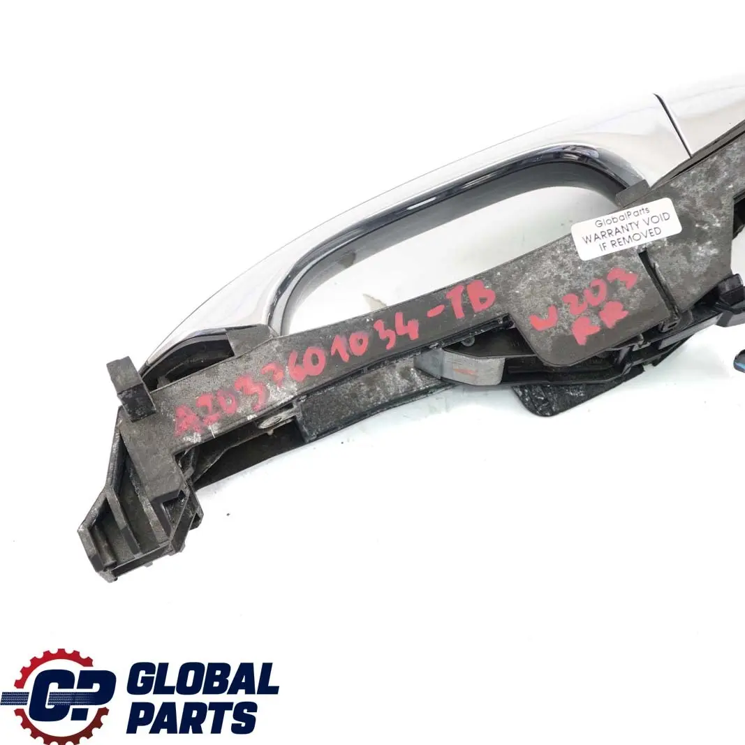  Mercedes-Benz C-Class W203 Handle Rear Right Door Tanzanite Blue Metallic - 359 - SKU A2037601034-TB - Part number A2037601034