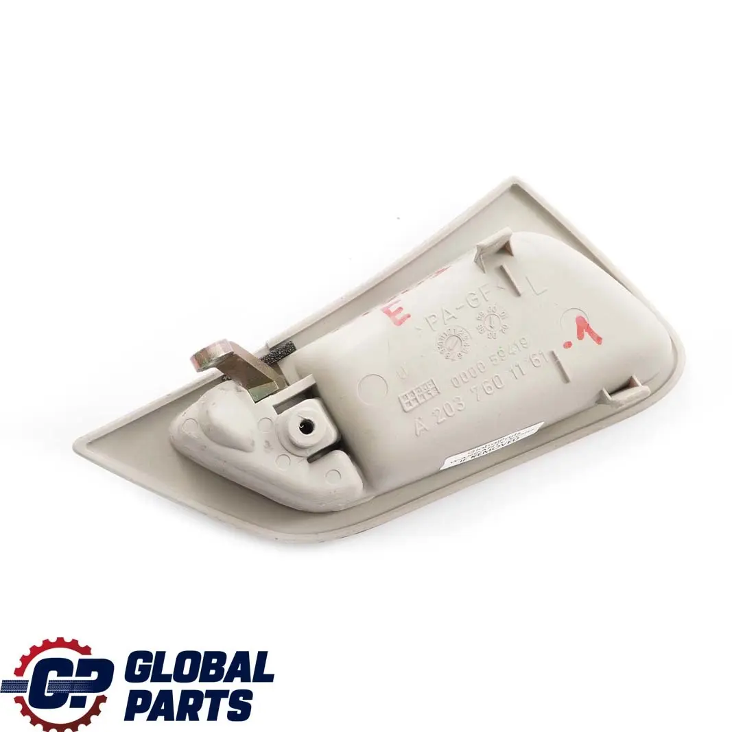 Mercedes CL203 Maniglia porta interna anteriore sinistra N/S cromata - SKU A2037601161-1 - Numero di parte A2037601161