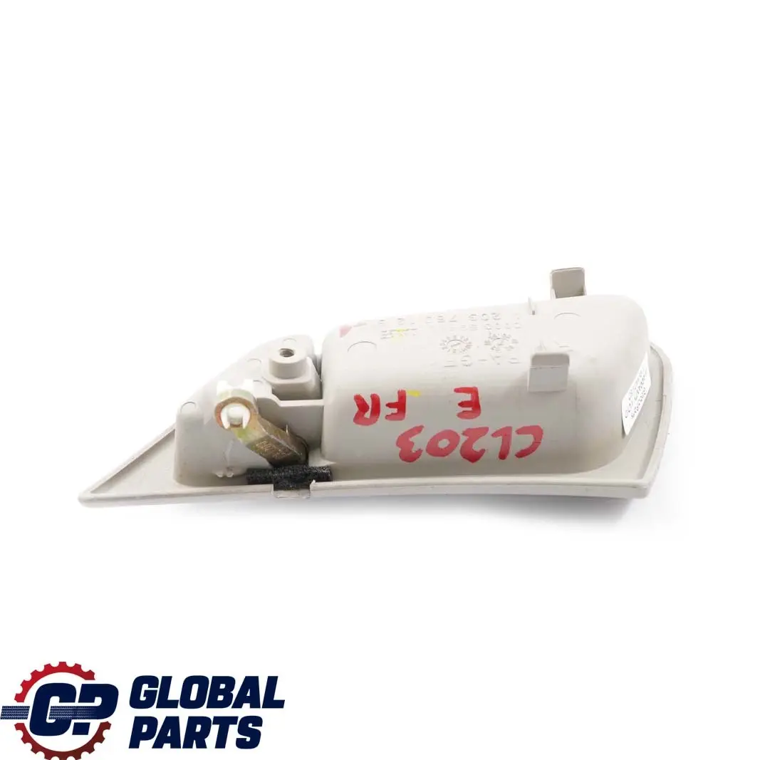 Maniglia porta interna anteriore destra cromata per Mercedes CL203 con numero di parte A2037601261 Mercedes CL203 Maniglia porta interna anteriore destra cromata - SKU A2037601261-1 - Numero di parte A2037601261