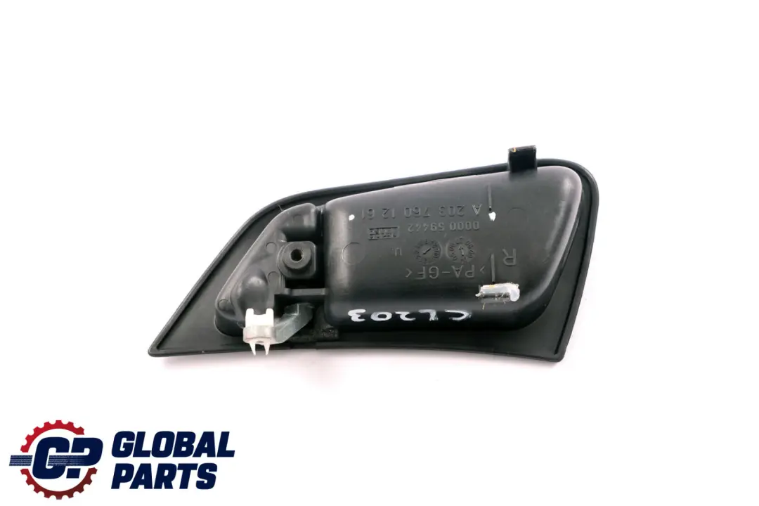 Mercedes CLC CL203 Tirador interior delantero derecho cromado - SKU A2037601261 - Número de pieza A2037601261