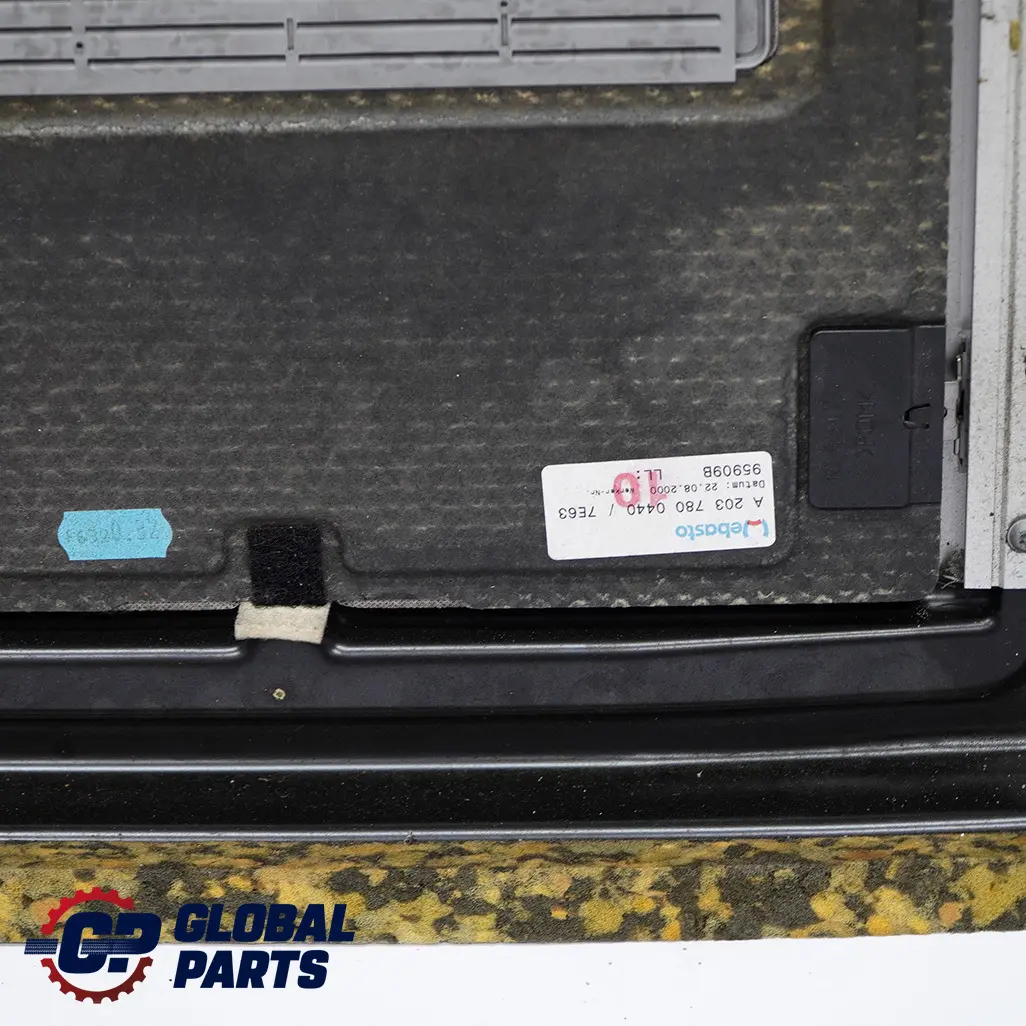  Mercedes-Benz C-Class W203 Sliding Roof Sunroof Mechanism Window Glass POLSKA - SKU A2037800329 - Part number A2037800329