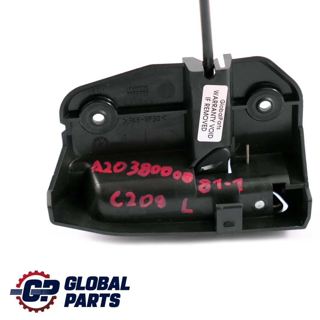 Mercedes C CLK C209 W203 Rear Backrest Fold Down Head Restraint Line Left N/S - SKU A2038000081-1 - Part number A2038000081