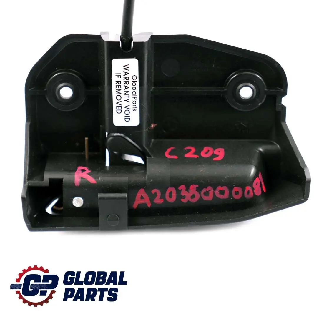 Mercedes C CLK C209 W203 Rear Backrest Fold Down Head Restraint Line Right O/S - SKU A2038000081 - Part number A2038000081