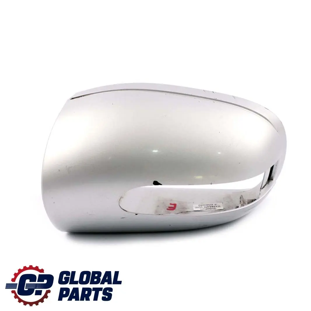  Mercedes-Benz C W203 Left Cover Cap Wing Mirror Brilliant Silver - SKU A2038100164-BS - Part number A2038100164
