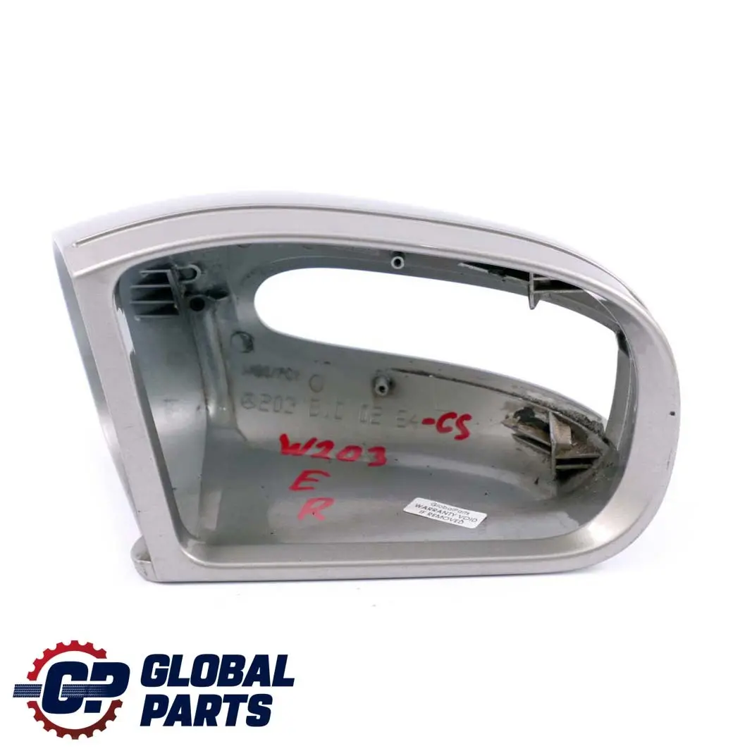 Mercedes-Benz C W203 Right Cover Cap Wing Mirror Cubanite Silver to with Part number A2038100264 Mercedes-Benz C W203 Right Cover Cap Wing Mirror Cubanite Silver - SKU A2038100264-CS - Part number A2038100264