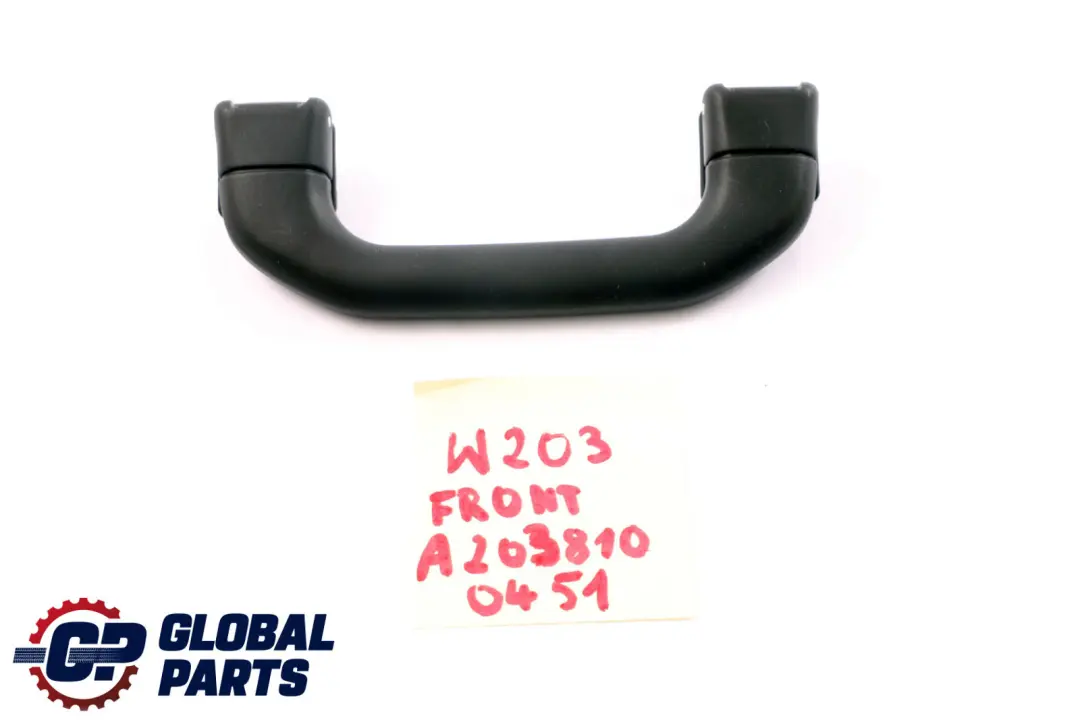 Maniglia Interna Anteriore Sinistra Destra Nera per Mercedes W203 con numero di parte A2038100451 Mercedes W203 Maniglia Interna Anteriore Sinistra Destra Nera - SKU A2038100451 - Numero di parte A2038100451