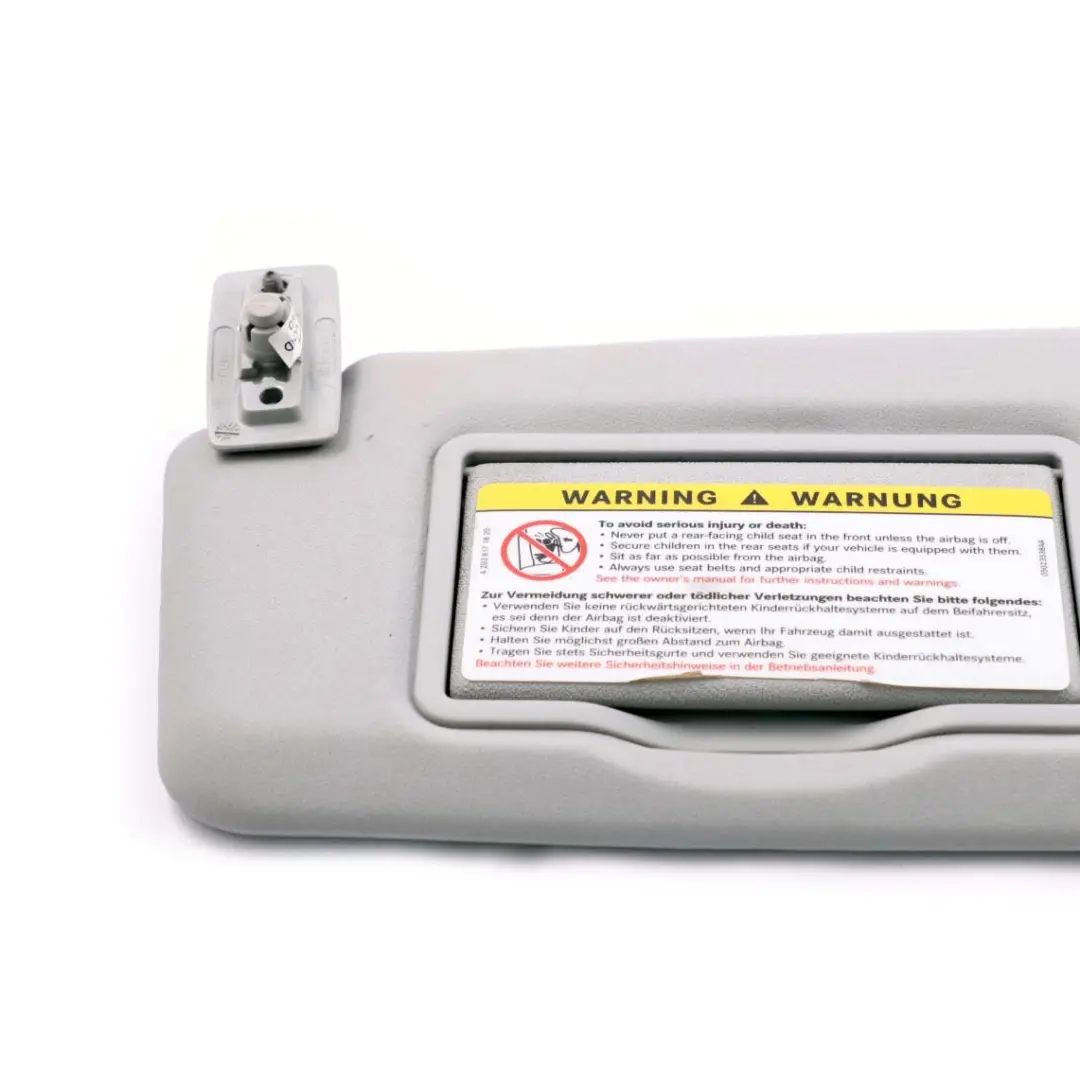  Mercedes-Benz C-Class CL203 Sun Visor Cover Left N/S Grey - SKU A2038100910 - Part number A2038100910