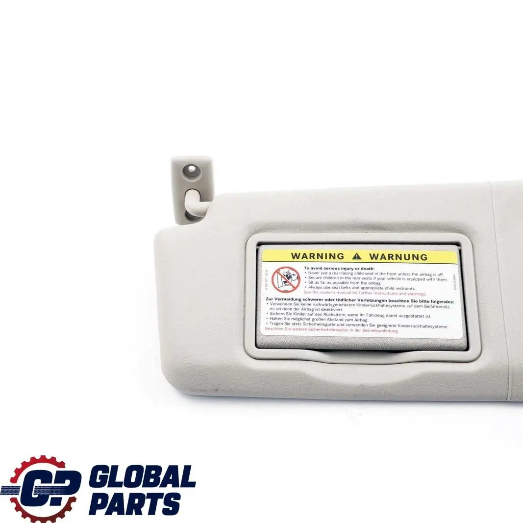 Mercedes-Benz C-Klasse CL203 Blende Sonnenblende Links Quartz Grau für mit Teilenummer A2038100910 Mercedes-Benz C-Klasse CL203 Blende Sonnenblende Links Quartz Grau - SKU A2038100910-Q - Teilenummer A2038100910