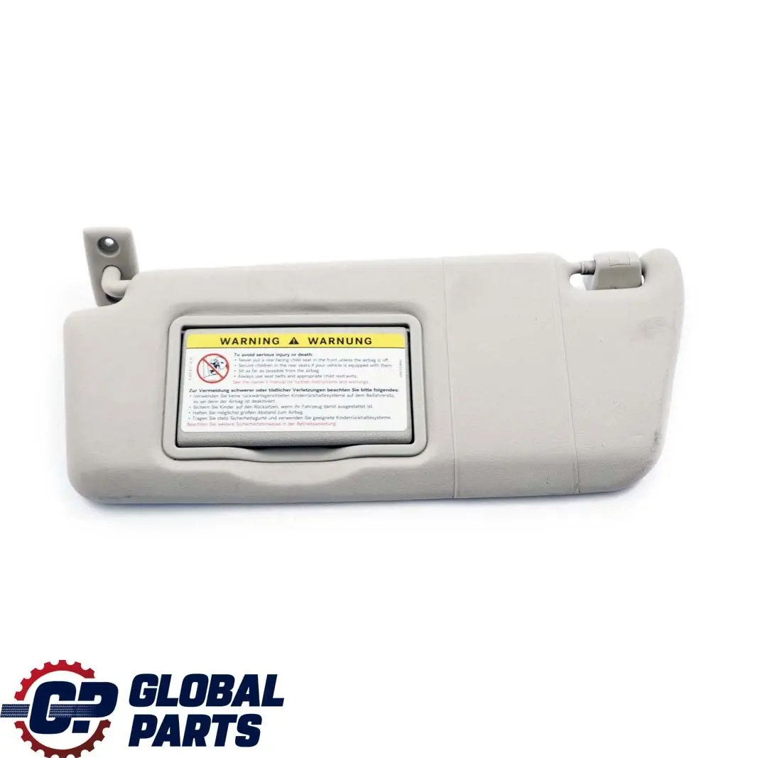 Mercedes-Benz C-Klasse CL203 Blende Sonnenblende Links Quartz Grau für mit Teilenummer A2038100910 Mercedes-Benz C-Klasse CL203 Blende Sonnenblende Links Quartz Grau - SKU A2038100910-Q - Teilenummer A2038100910