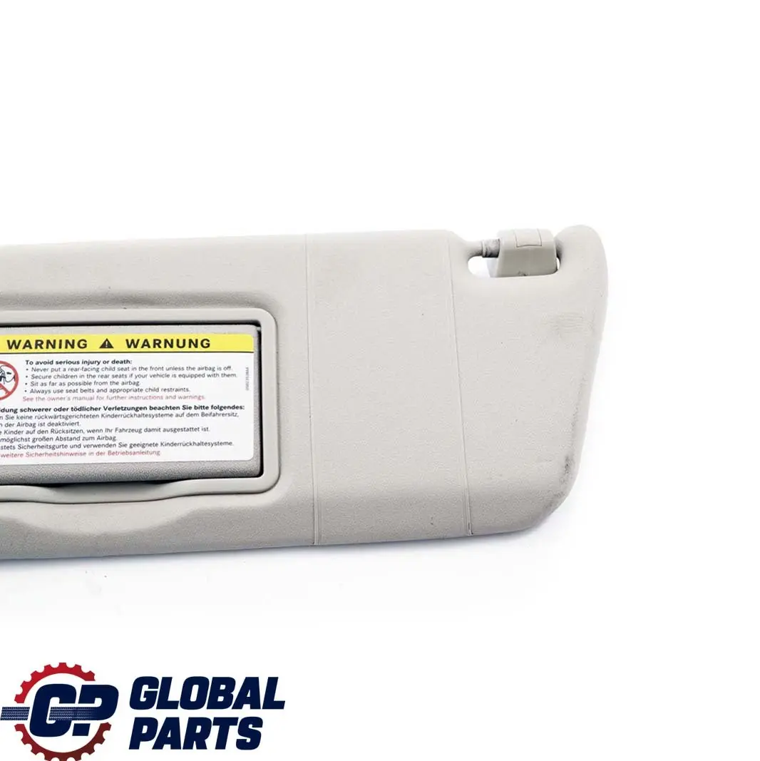 Mercedes-Benz C-Klasse CL203 Blende Sonnenblende Links Quartz Grau für mit Teilenummer A2038100910 Mercedes-Benz C-Klasse CL203 Blende Sonnenblende Links Quartz Grau - SKU A2038100910-Q - Teilenummer A2038100910