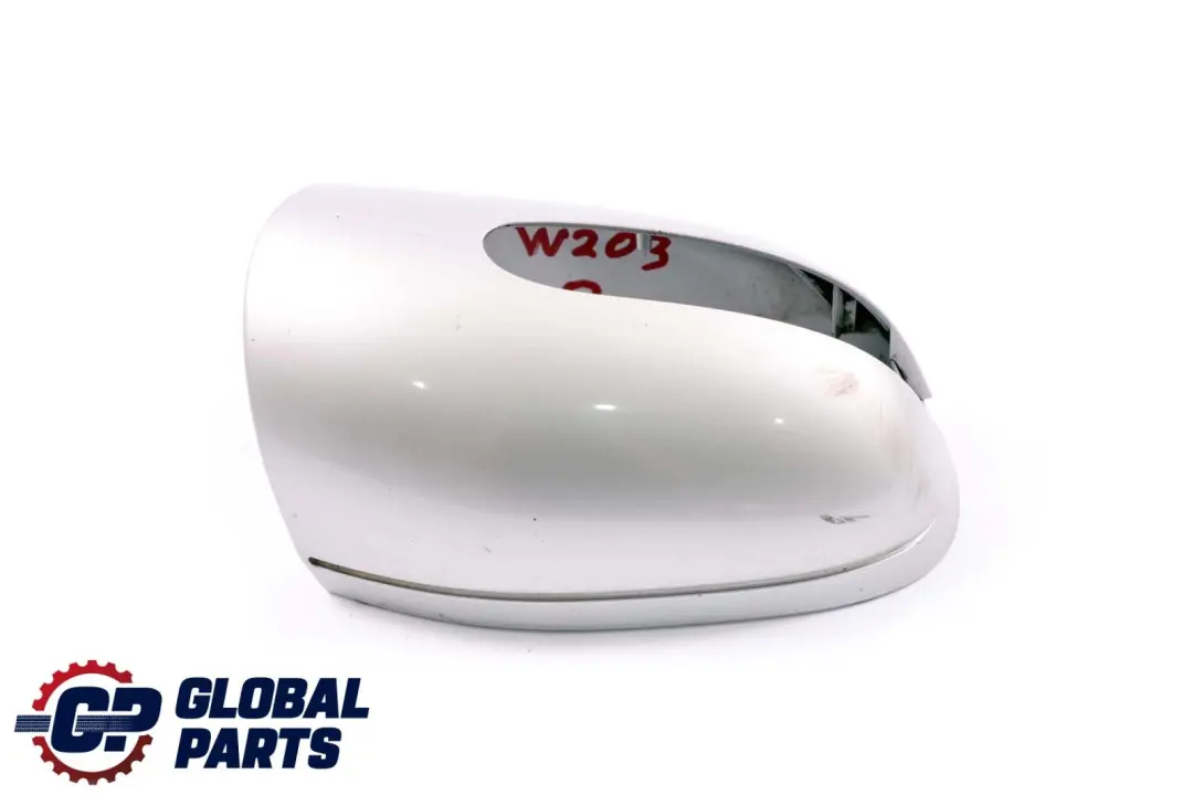 Mercedes C W203 Right Cover Wing Mirror Housing Brilliant Silver - SKU A2038110460-BS - Part number A2038110460
