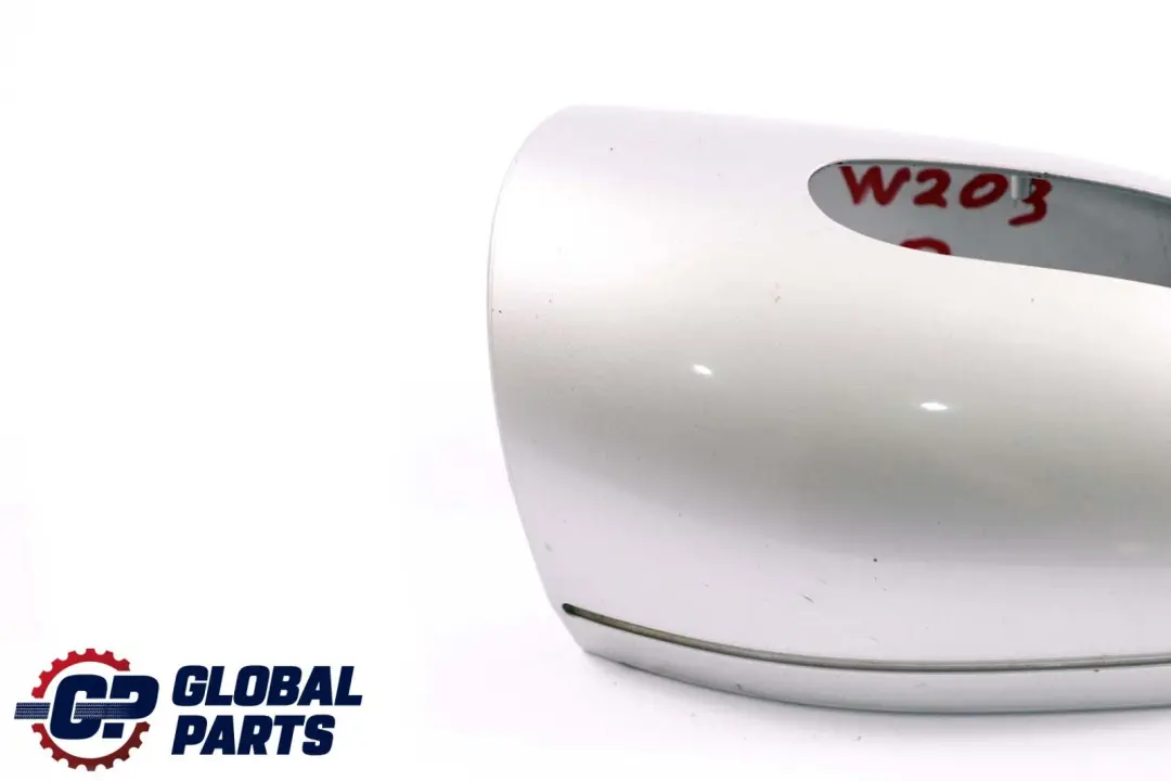 Right Cover Wing Mirror Housing Brilliant Silver to Mercedes C W203 with Part number A2038110460 Mercedes C W203 Right Cover Wing Mirror Housing Brilliant Silver - SKU A2038110460-BS - Part number A2038110460