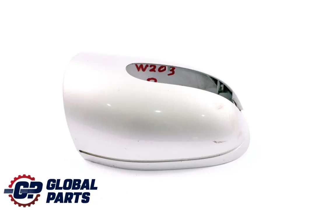 Mercedes C W203 Right Cover Wing Mirror Housing Brilliant Silver - SKU A2038110460-BS - Part number A2038110460