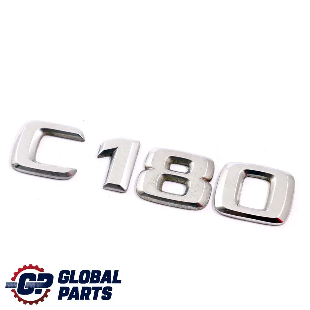 Emblema Maletero Trasero Mercedes W203 W204 Trasero Logotipo Lettering C 180 para con número de pieza A2038173815 Emblema Maletero Trasero Mercedes W203 W204 Trasero Logotipo Lettering C 180 - SKU A2038173815 - Número de pieza A2038173815