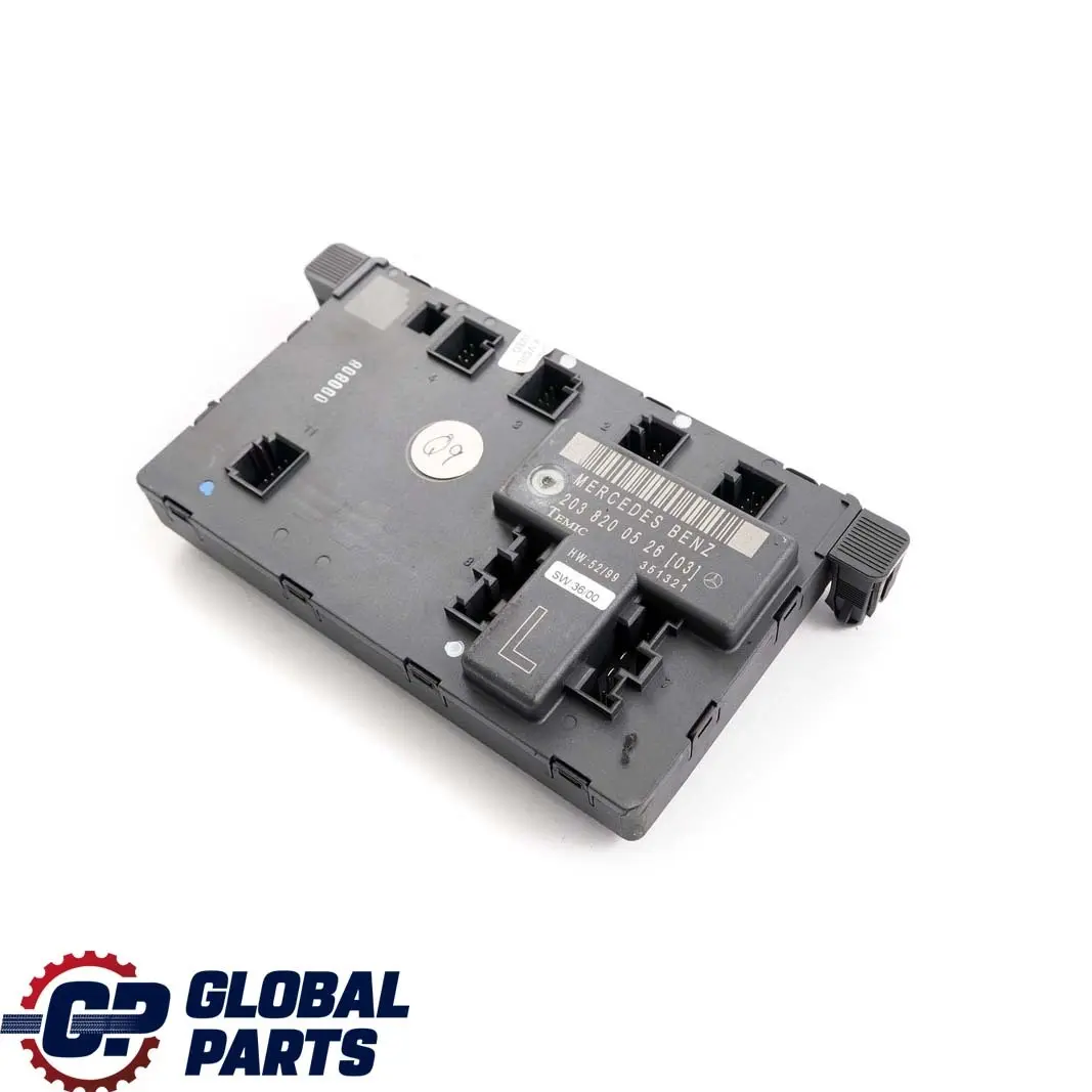 Mercedes-Benz C-Class W203 Front Left Door N/S Control Module to with Part number A2038200526 Mercedes-Benz C-Class W203 Front Left Door N/S Control Module - SKU A2038200526 - Part number A2038200526