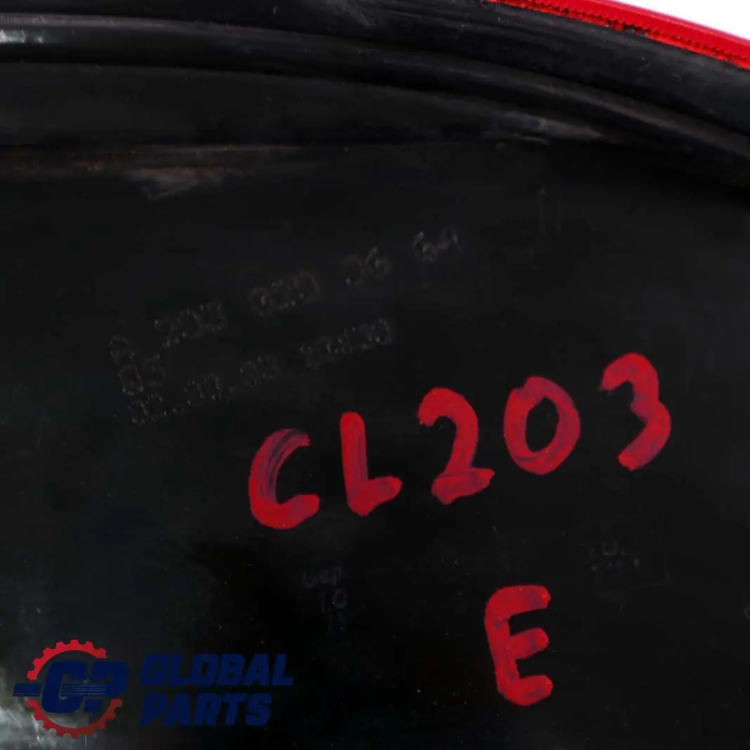 Mercedes-Benz CLC-Class CL203 Rear Right Tail Light Lamp Side Panel to with Part number A2038200664 Mercedes-Benz CLC-Class CL203 Rear Right Tail Light Lamp Side Panel - SKU A2038200664 - Part number A2038200664